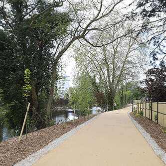 Voie Verte de Brive-la-Gaillarde, entre Gare d'Aubazine Saint-Hilaire et Saint-Pantaléon de Larche