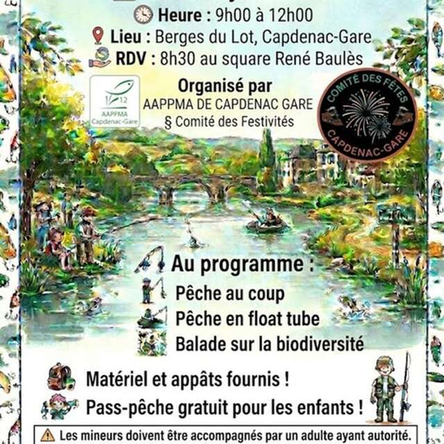 Animation pêche en famille, Capdenac-Gare