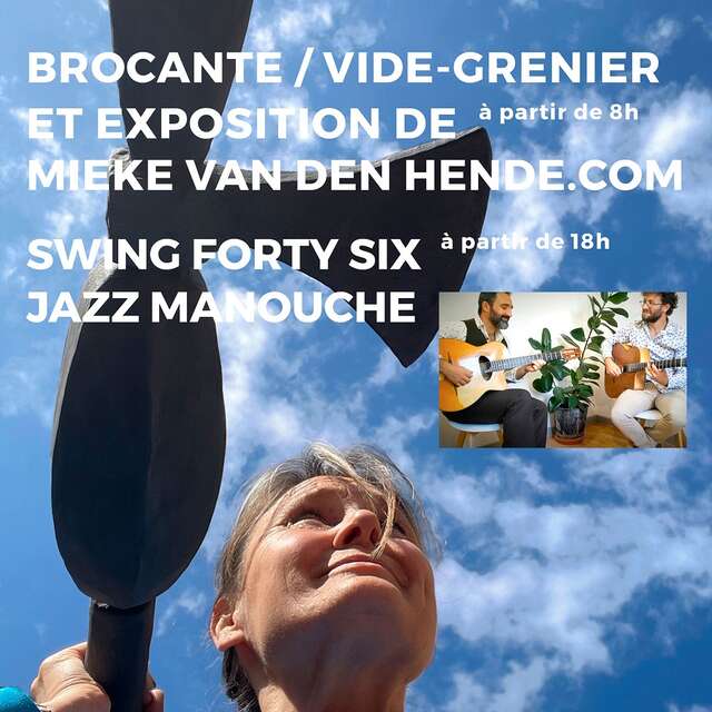 Concert Jazz Manouche et exposition "Mieke Van den Hende" au Château du Saulou.
