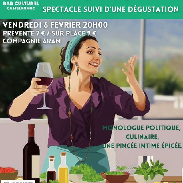 Spectacle : Le vrai taboulet vert, au bar le 18