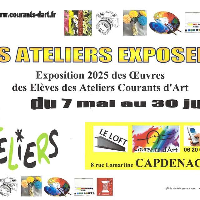 Les ateliers Courants d'Art exposent !