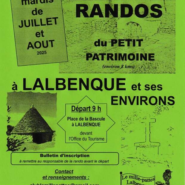 Randonnée avec Le Mille Pattes