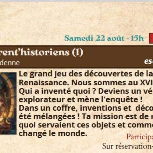 Festival Re-naissance à Figeac : les apprent’historiens !