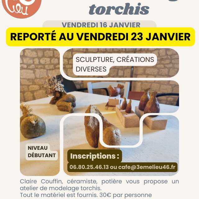 Atelier de modelage torchis