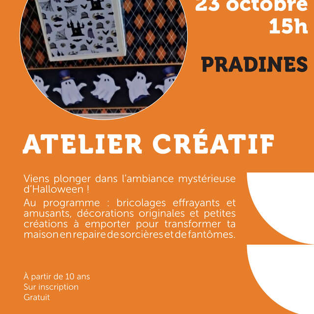 Atelier créatif autour d'Halloween