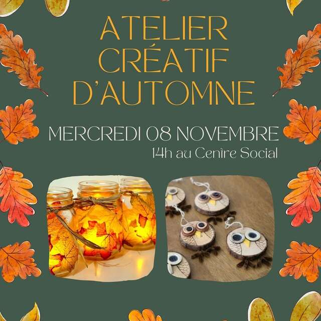 Atelier créatif d'Automne à Figeac