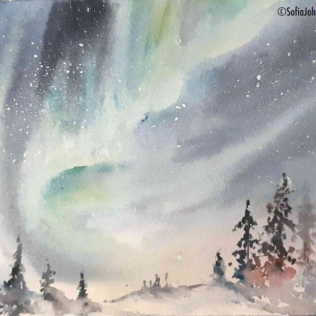 Stages d'Aquarelle Avec Sofia Johannissen