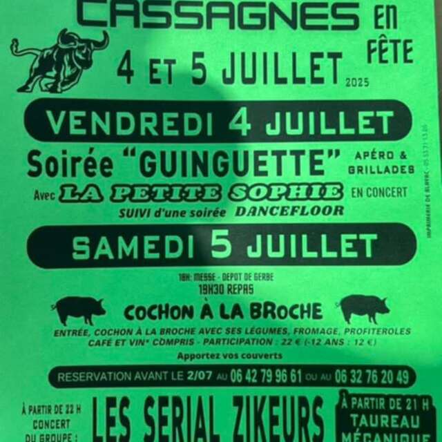 Cassagnes en fête