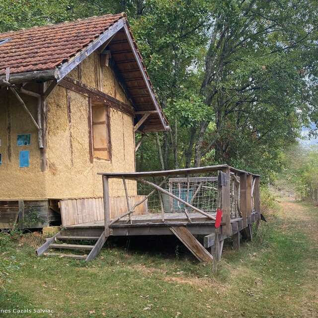 Stage "Cabane en torchis" au Jardin Bourian