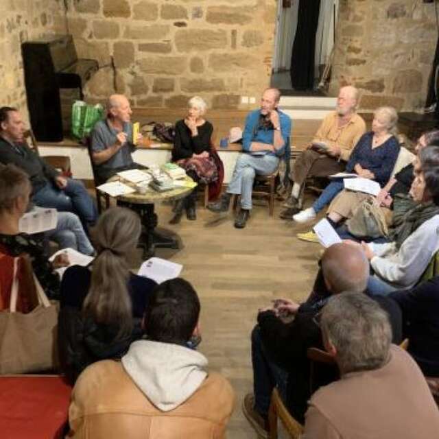 Coin du Cantou, veillée littéraire à Felzins