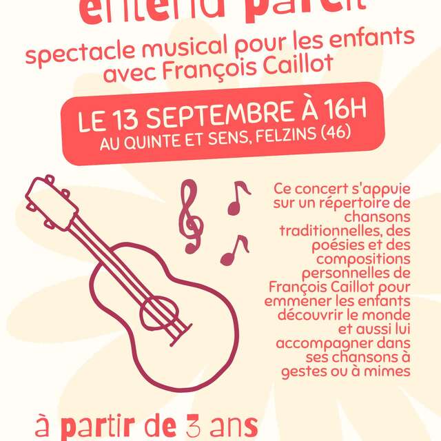 Spectacle Musical Enfants à Saint-Félix