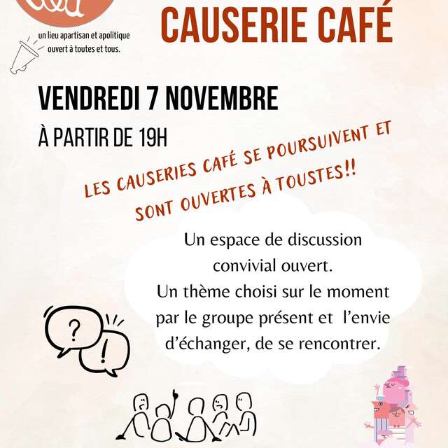 Causerie Café au 3ème lieu