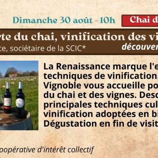 Festival Renaissance à Figeac : chai de la Vinadie, une découverte du terroir !