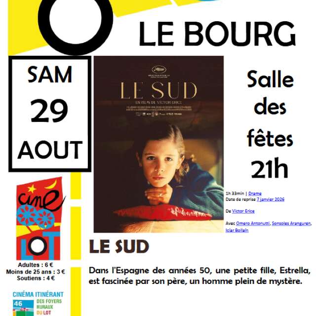 Ciné-lot à Le Bourg : « Le Sud »