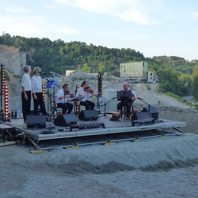 Concert nature et musique à la carrière de Bagnac-sur-Célé