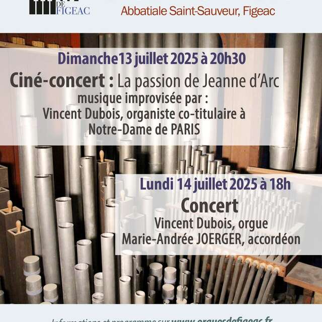 Concert des Amis des Orgues : Ciné-concert