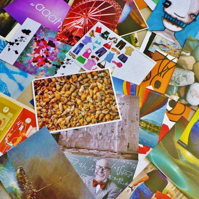 Atelier - carte postale intemporelle