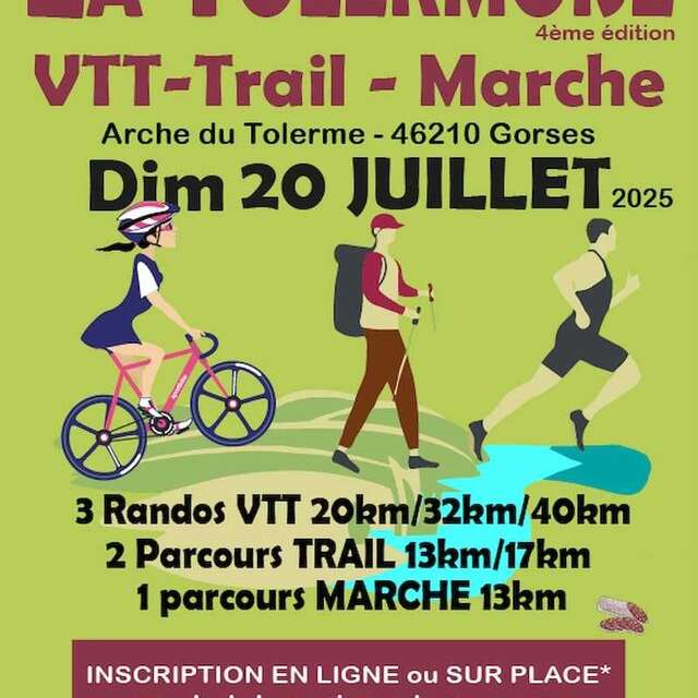 La Tolermoise rando, VTT Trail Marche