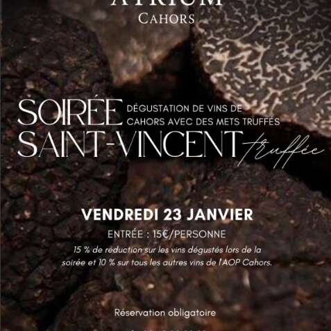 Soirée Saint-Vincent à l'Atrium