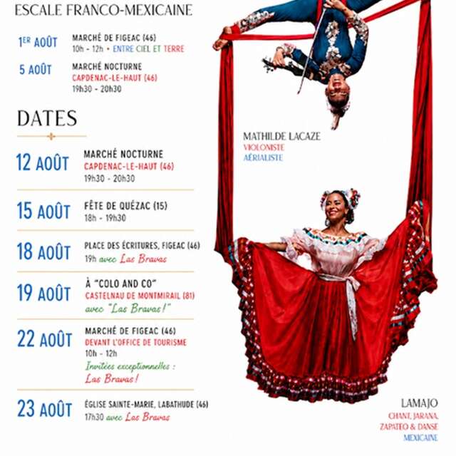 Entre Ciel & Terre, Spectacle aérien et musical