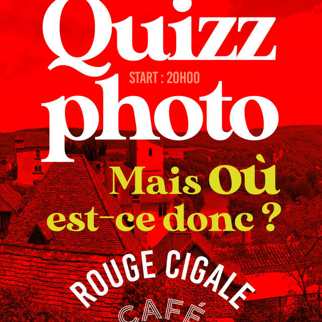 Soirée quizz photo du rouge cigale café