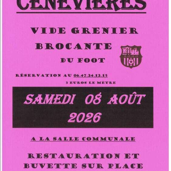 Vide-greniers à Cénevières