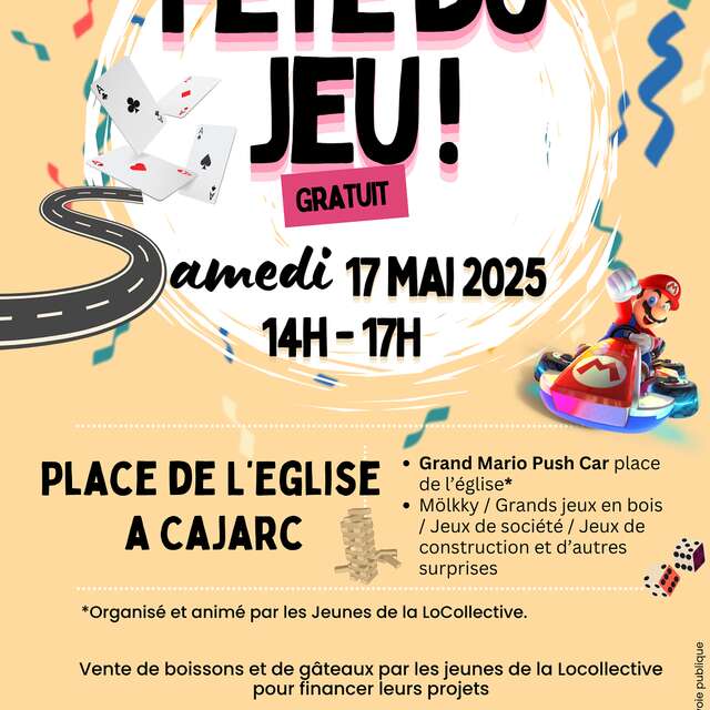 Fête du Jeu et Mario Kart à Cajarc !
