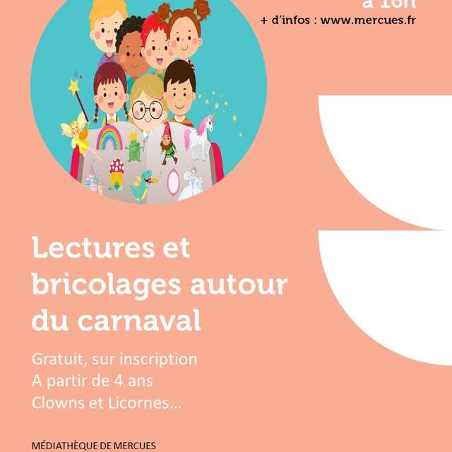 Lectures et bricolage autour du Carnaval