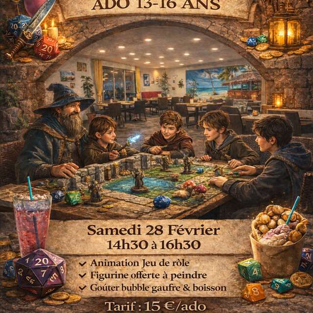 Jeu de rôle pour Ado à l' Espace des Possibles à Figeac