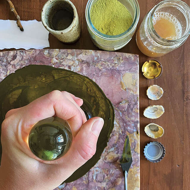 Atelier fabrication de gouache