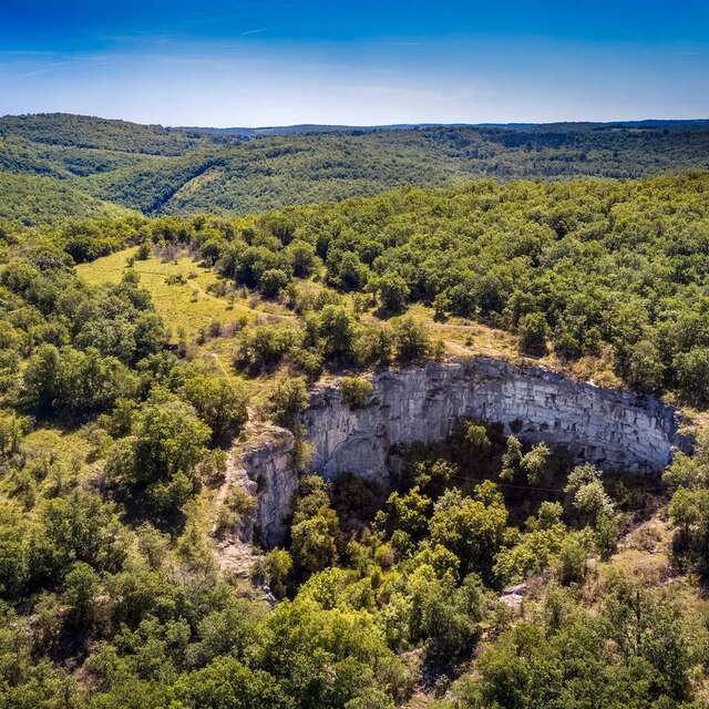 Le sentier karstique de l'igue de Crégols