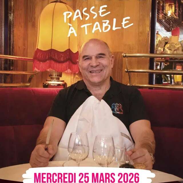 One man show : Moscato passe à table