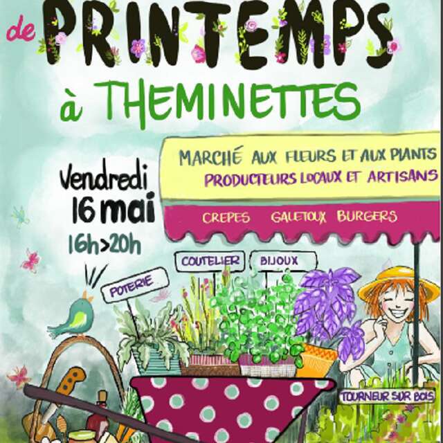 Marché de printemps à Theminettes