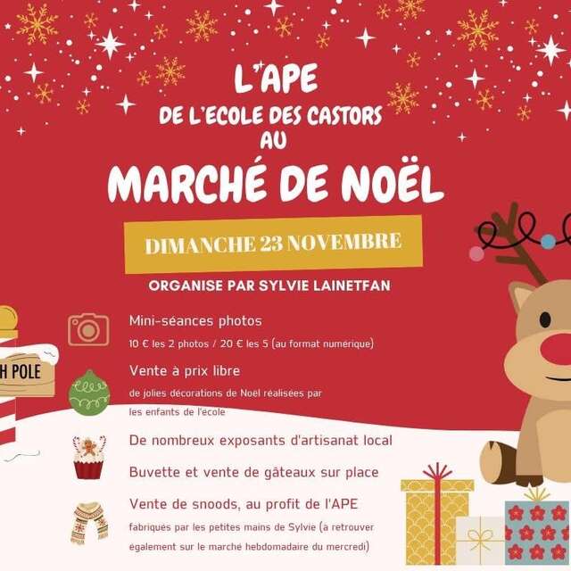 Marché de Noël de l'école des Castors