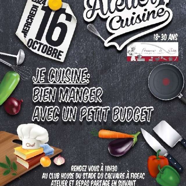 Atelier Cuisine avec la passeuses de goût à Figeac