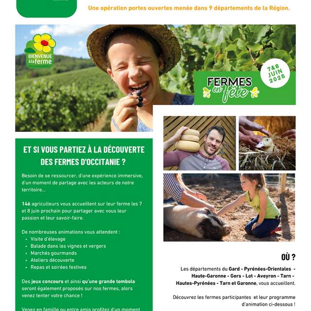 Fermes en fête à la ferme de Caffoulens