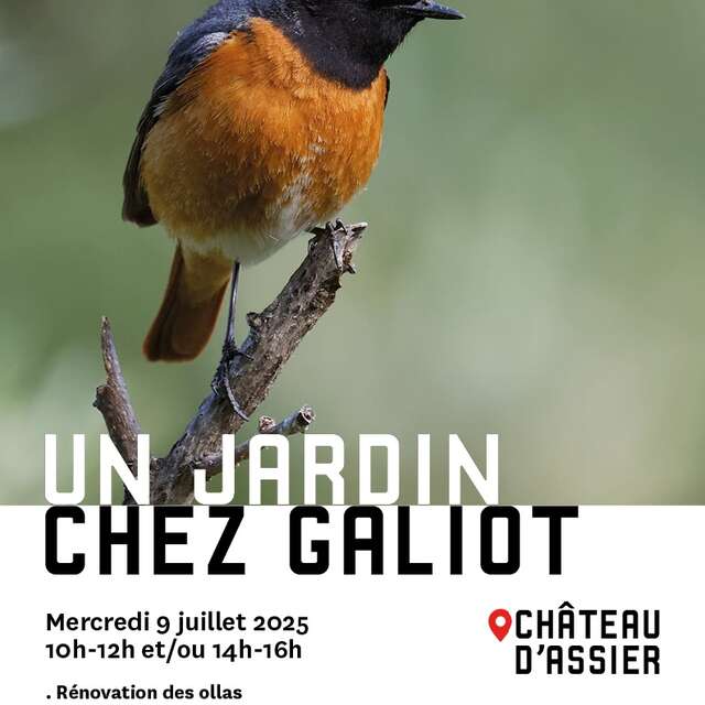 Atelier jardin au Château d'Assier