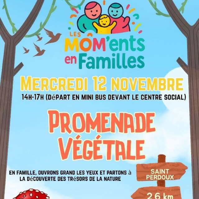 Promenade Végétal avec le centre Social de Figeac