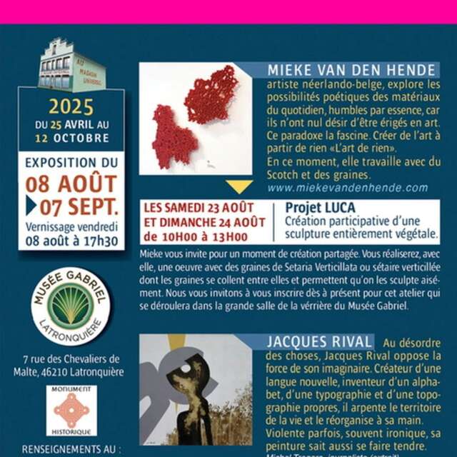 Exposition au Musée Gabriel à Latronquière