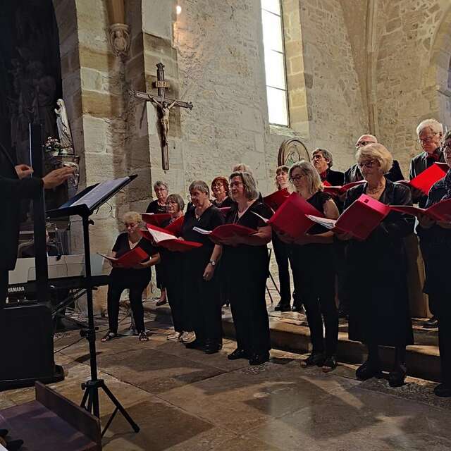 Le Chœur Merlival et Le Choeur de Sarran   en concert à Lacapelle-Marival
