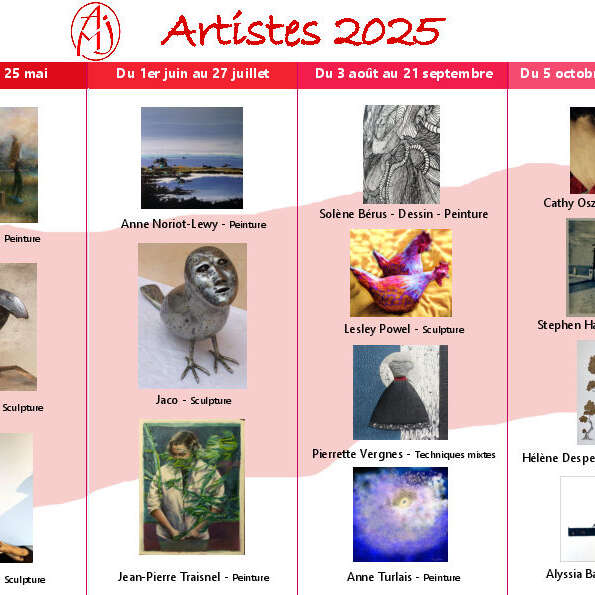 Exposition de peintures et sculptures à la Maison Jacob