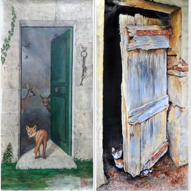 Exposition "L'Art et la Bannière" à Saint-Caprais