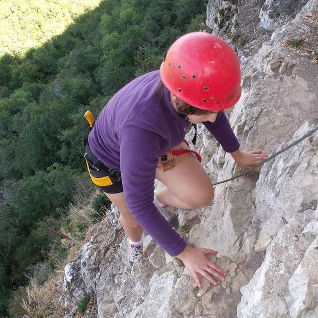 Lot Aventure - Base de Saint-Cirq-Lapopie - Escalade