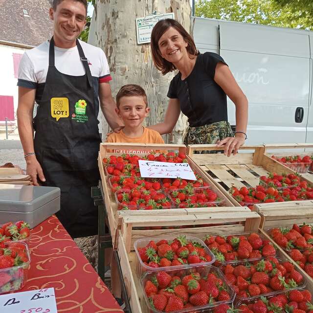 Marché des producteurs à Labastide-Murat