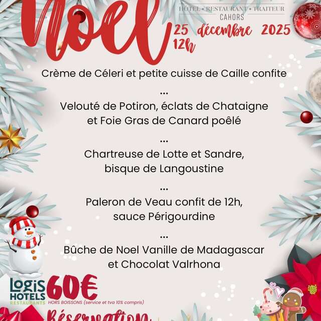 Repas de Noël à La Chartreuse