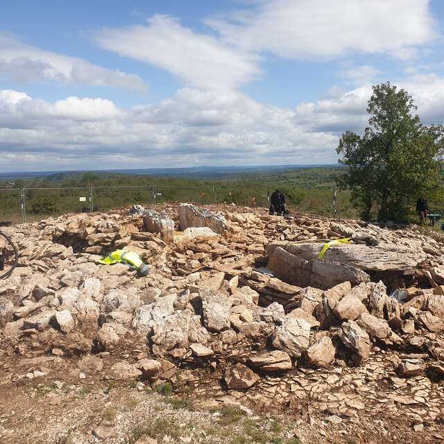 La nécropole mégalithique de Pech Laglaire - Visite chantier de fouilles