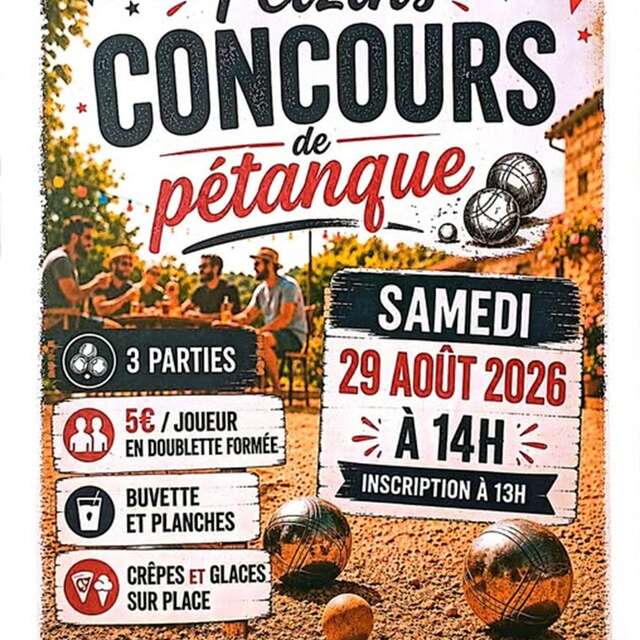 Concours de pétanque