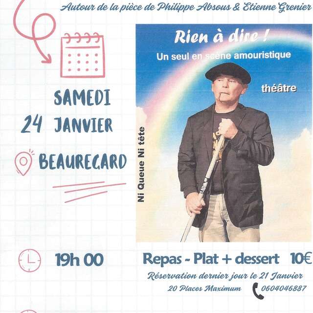 Théâtre : "Rien a dire" par le collectif Ni Queue Ni Tête