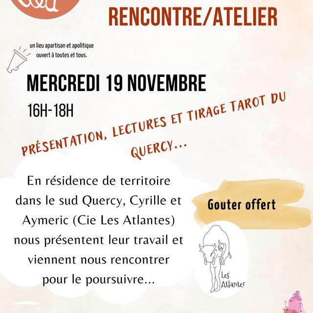 Rencontre atelier avec la Cie Les Atlantes