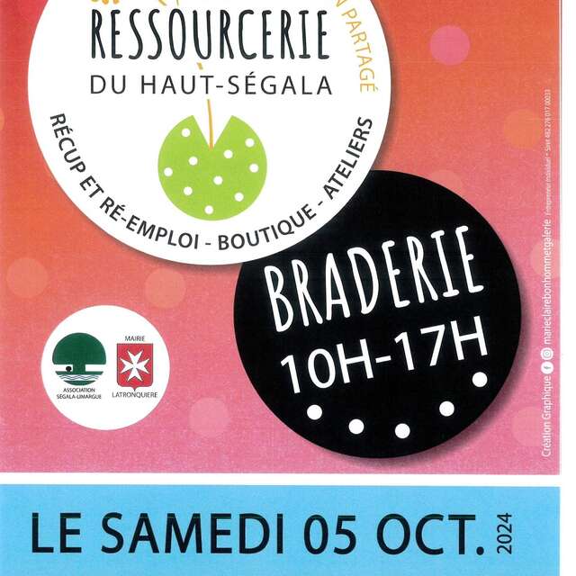 Braderie de la Ressourcerie du Haut-Ségala